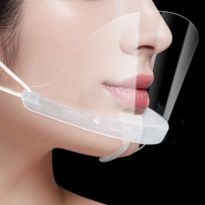 FIDIZ – VINTAGE STAR Reusable Plastic Mouth Mask, Anti-Saliva (10pcs)