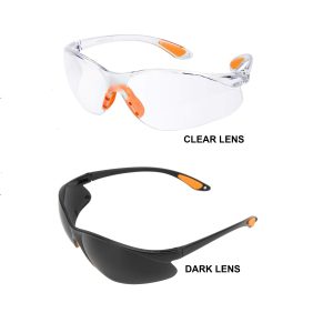 V8810 - VINTAGE STAR SAFETY SPECTACLE/GLASSES - CLEAR & DARK LENS