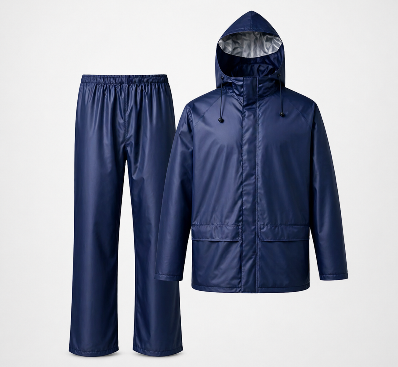 OXFD3 – VINTAGE STAR JACKET & PANT OXFORD RAIN COAT/SUIT/WEAR (WITHOUT REFLECTOR) – NAVY BLUE